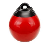 Inflatable Dock Bumper Ball Thickened Black and Red PVC for Yachts Rowboats 1 Unit (#3)