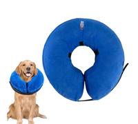 Inflatable Dog Collar Breathable Adjustable Soft Cushion Inflatable Collar for Dogs and Cats for Recovery Home Indoor and Outdoor Use for Puppies Kittens