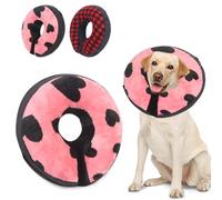 Inflatable Dog Collar for After Surgery, Soft Dog Donut Collar, Inflatable Dogs Cone for Large Medium Small Dogs and Pets (A, M)