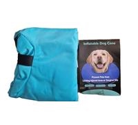 Inflatable Dog Collar Protective Inflatable Collar with Quick Release Adjustable Fit Pet Protection Cover Recovery Collar Soft for After Surgery Protects from Stitches Bites Lick and Wound Big Dog XL