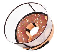 Inflatable Dog Cone Collar for Large Medium Small Dogs(Brown,X-Large