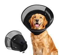 Inflatable Dog Cone for Dogs After Surgery,Soft Adjustable Elizabethan Collar for Large Dogs,2-in-1 Dog Cone with Detachable Shield,Anti-Anxiety Comfortable Pet E-Collar Prevents Licking Wounds(XXL)