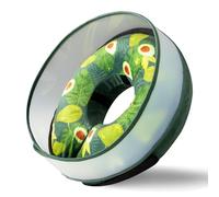 Inflatable Dog Cone, Soft Dog Cone Collar After Surgery for Alternative with Enhanced Anti-Licking Guard Shield Adjustable Detachable, Elizabethan Collar (L, Avocado)