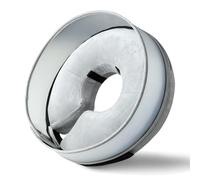 Inflatable Dog Cone, Soft Dog Cone Collar After Surgery for Alternative with Enhanced Anti-Licking Guard Shield Adjustable Detachable, Elizabethan Collar (M, Gray)