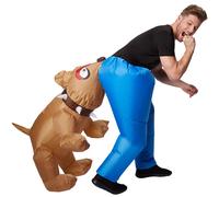 Inflatable dog Costum unisex BlowUp Halloween carnival Fancy Dress Outfit
