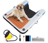 Inflatable Dog raft ramp, Water Sports Floating Platform, Swimming Pool Floating Ladder, Boat Dock ramp Ladder, Water Dog Ladder