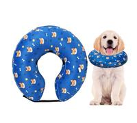 Inflatable Dog Recovery Cone - Soft Adjustable Donut Collar, Licking Prevention and Comfortable Pet Protective Equipment, Lightweight Durable Design