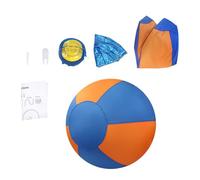 Inflatable Dog Toy Set 18inch Herding Interactive Toy Durable for Cattle Dogs and All Herding Breeds Large Pet Play Device 45cm (Orange, A)