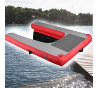 Inflatable Dog Water Ramp - Non-Slip EVA Surface, High Capacity Floatation for Easy Pool, Boat, Lake Access