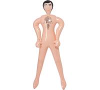 Smiffys Inflatable Blow-Up Doll, Male, Pink 140cm/55in, Hen & Stag Night Fancy Dress, Adult Dress Up Hen & stag/adult items