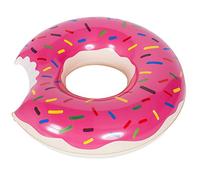 Inflatable Donut Floating Hoop; Floating Ring for Pool Parties, Beach Holidays and Swimming Adventures. (Pink, Ø 120 cm)