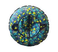 Inflatable Donut for Sled, 104 cm PVC Inflatable Mat with Handles - Snow Tubes for Sled - for Winter Outdoor Activities Camping and Fun