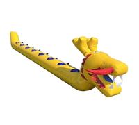Inflatable Dragon Boat for Team Building Games, PVC, for Adults at Workplace, School, Backyard or Outdoor Events - Includes Air Pump for Easy Setup