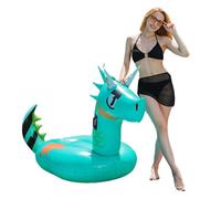 Inflatable Dragon Float - Large Pool Lounger Raft, Heavy Duty Water Rider, Relaxing Floating Toy, Secure Inflation Tech | Giant Summer Float For Adults Kids Beach Lake River Outdoor Party Swimming Fun