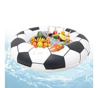 Inflatable Drinks Cooler, Football Shape Pool Inflatable Cooler, Waterproof Bucket for Outdoor Garden BBQ Picnic with Portable Cooling Performance
