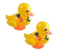 Inflatable Duck - 2PCS Duck Party Decorations, Swimming Pool Summer Beach Party Toys, 43 X 39CM Yellow ducks Balloons for Pool Bath Party Decorations, Birthday Christening Baby Shower Easy to Use