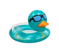 Inflatable Duck Pool Float Ring, Giant Rubber Duck Tube for Kids Adults