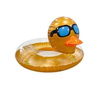 Inflatable Duck Pool Float Ring, Giant Rubber Duck Tube for Kids Adults