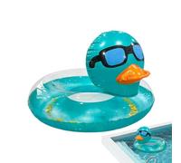 Inflatable Duck Pool Float Tube, Heavy Duty Vinyl UV Resistant Confetti Pool Duck Floatie, Animal Float Swim Ring Inflatables - For Adults Teens Girls Boys Beach Summer Travel Party