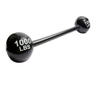 Inflatable Dumbbell Prop, Barbell Costume Accessory for Strongman Circus Party Decoration, Black