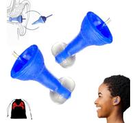 Inflatable Ear Plugs, 2025 New Swimming Innovative Inflatable Earplugs, Ultra-Comfy Reusable Noise-Reducing Earplugs, Flexible Hearing Protection, Waterproof Silicone for Sleep (1pc, One Size)