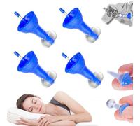 Inflatable Ear Plugs, Fluid Inflatable Earplug, Ultra-Comfy Reusable EARP Lugs for Sleep, Protect Your Ears from Water and Noise, for Sleep, Deep Focus, Travel, Noise Sensitivity (2 Pair)
