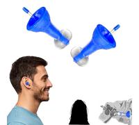 Inflatable Ear Plugs, Innovative Inflatable Earplugs, The World's First Fluid Earplugs, Ultra-Comfy Reusable Noise-Reducing Earplug for Sleep, Deep Focus, Travel, Noise Sensitivity (1PC)