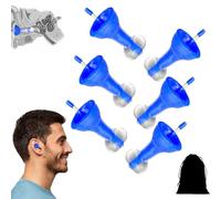Inflatable Ear Plugs, Innovative Inflatable Earplugs, The World's First Fluid Earplugs, Ultra-Comfy Reusable Noise-Reducing Earplug for Sleep, Deep Focus, Travel, Noise Sensitivity (3PCS)