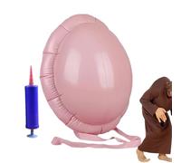 Inflatable Fake Belly - Realistic Faux Stomach Cosplay Prop, Pvc Inflatable Fake Fat Belly for Costume, Fun Accessory for Elderly Women Men Youth Friends, Perfect for Pregnancy 15.75 inches