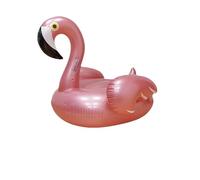 Inflatable Flamingo Float, Outdoor Inflatable Swimming Pool Raft Large Outdoor Pool Flotage Lounge for Teenagers Adults, Inflated Size 110 * 93 cm, 90 kg Load