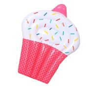 Inflatable Float - 145cm Cake Shape Pool Lounger, Thickened Air Mattress Raft, Large Buoyant With Cup Holder | Water Relaxation Toy For Adults, Kids, Garden, Lake, River, Backyard, Party.