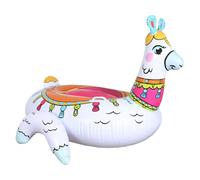 Inflatable Float, Alpaca Pool Lounger, Hammock Tube Chair Design, Fun Floating Water Toy, Summer Float Accessory for Adults, Beach, Games, Decorations, 59.06 x 51.18 x 40.94 inches