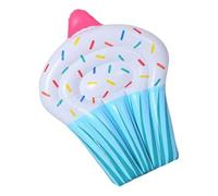 Inflatable Float - Dessert Design Swiming Mattress, Floating Bed Pad, Durable PVC Lounge Raft With Repair Patch | Summer Leisure Accessory For Beach, Patio, Outdoor Events, Family, Holiday.