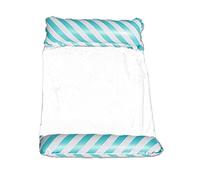 Inflatable Floating Lounge Bed Float Swimming Pool Raft Water Hammock Blue, 122x70cm