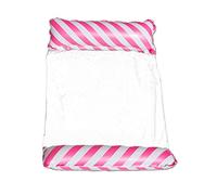 Inflatable Floating Lounge Bed Float Swimming Pool Raft Water Hammock Pink, 122x70cm