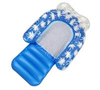 Inflatable Floating Swimming Ring Lounge Chair - PVC Water Lounger with Leg Support - Swimming Pool Inflatable Supplies for Adults | for Outdoor Sunbathing on the Lake River Garden Backyard or Party