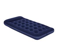 Inflatable Flocked Airbed with Built-in Foot Pump 188 x 99 x 28 cm