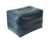 Inflatable Foot Rest - Airplane Travel Pillow, Portable Car Support | Lightweight Blow-Up Footrest, Gray Comfort Cushion for Kids Adults, Long Flights, Road Trips, Camping, Home Relaxation Use