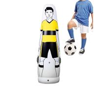 Inflatable Football Defender - Safe Portable Sturdy Inflatable Training Aid - Goalie Defender Training Equipment,For Adults Beginner Boys Kids And Teens