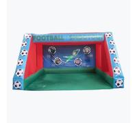 Inflatable Football Tossing Goal Inflatable Penalty Football Shootout Soccer Target Tossing Goal Carnival Sport Games （13x10ft with Blower and Balls）