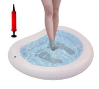 Inflatable Footbath for Relaxation Spacious PVC Design for Comfortable Soaking, Suitable for Spa Treatment (White)