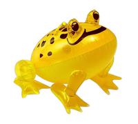 Inflatable Frog - Luminous Inflatable Frog Turtle Toy | Large Glowing Toad Float, Cartoon Creature Decor, Viral Amphibian Balloon, Fun Kids Party Favors, Safari Themed Plaything, Home Room Ornament