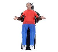 Inflatable Ghost Costume Lightweight Scary Blow Up Suit for Adults
