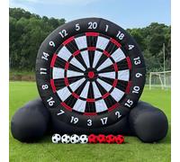 Inflatable Giant Kick Darts Games, 10 Foot Tall Jumbo Outdoor Soccer Target Dartboard with Blower, Large Kick Game Carnival Games, for Yard Family Kids Adults