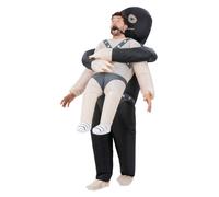 Inflatable Gimp Costume Stag Night Adults Fancy Dress Costume Blow Up Comdey Out