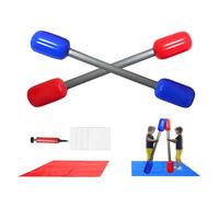 Inflatable Gladiator Duel Sticks, Heavy Duty Outdoor Battle Game for Kids Adults, Giant Garden Games, Backyard Party Activities, Summer Camp Lawn Sports
