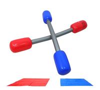 Inflatable Gladiator Game Set, Inflatable Battle Duel Sticks With Mat, Lawn Fighting Expulsion Sticks, Inflatable Gladiator Game Battle , Party, Beach, Outdoor Parent-child Interactive Playing Games