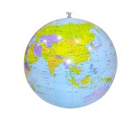 Inflatable Globes,PVC Globe Balls for School Office Beach Teaching Learning Globe of The World Earth Beach Balls World Map Globes Ball for Adults Inflatable