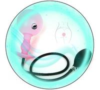 Inflatable Gourd-Shaped Resistance Ball, A Flexibility Trainer That Glows In The Dark Gifts For Couples- Q (Pink)