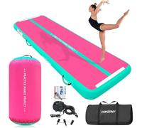 Inflatable Gymnastics Air mat Tumbling Track with Air Barrel Octagon Mat with Pump for Home/Gym
